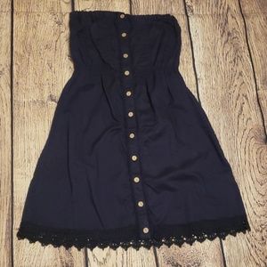 Navy blue summer dress